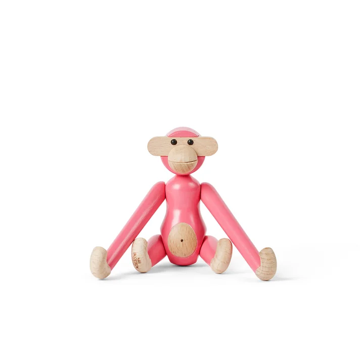 Kay Bojesen - Singe en bois mini, rose