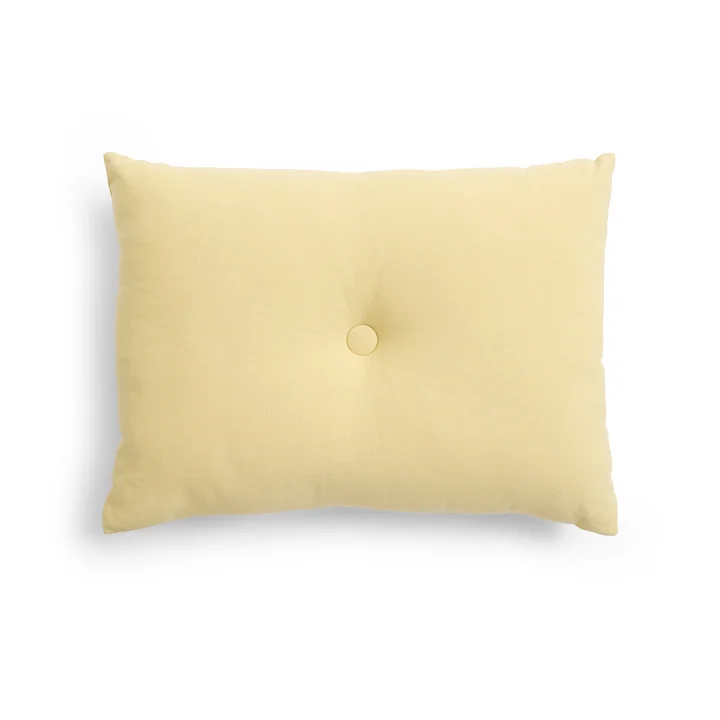 HAY - Dot Coussin Linen, 45 x 60 cm, soft yellow