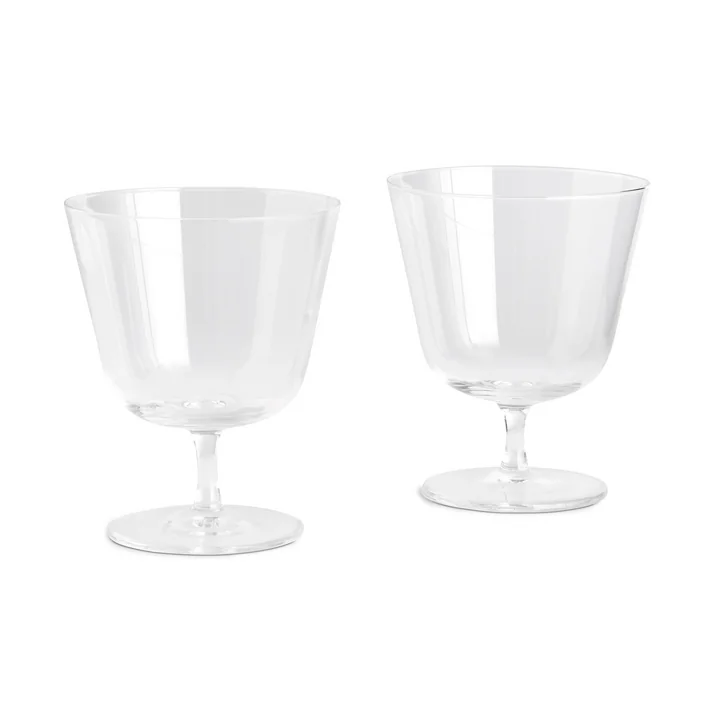 HAY - Curve Verre Steam, small, transparent (set de 2)