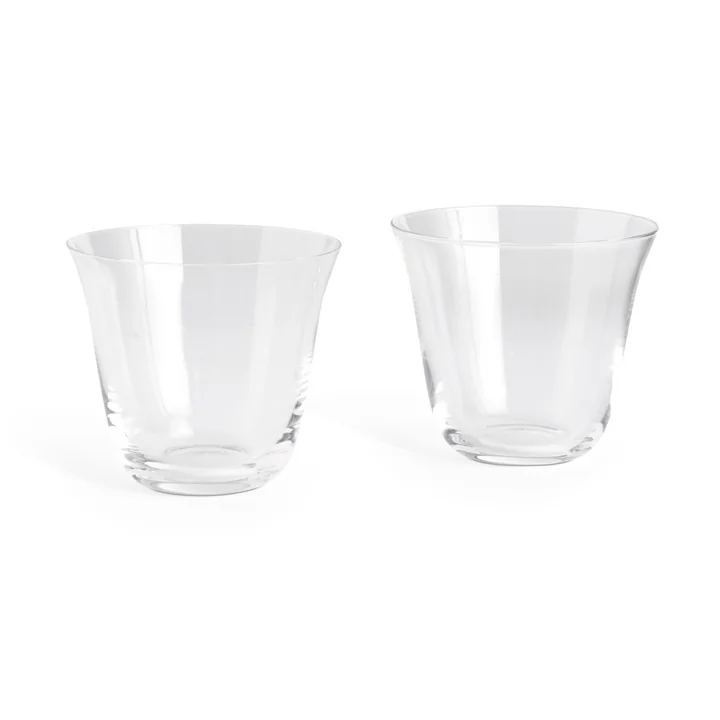 HAY - Curve Verre Tumbler, small, transparent (set de 2)