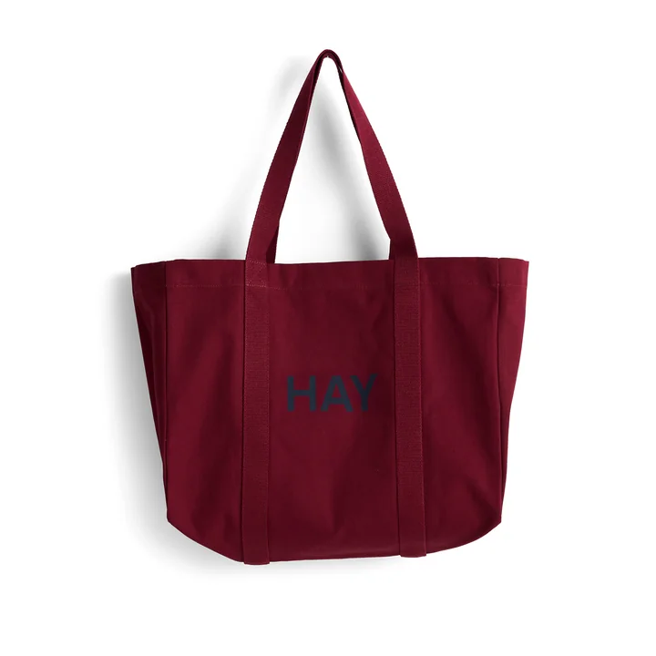 HAY - Shopper Bag, M, bourgogne