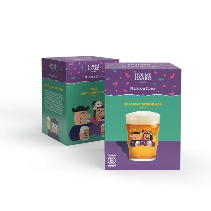 Holmegaard - Verre à bière Mikkeller Pint 2025, 40 cl