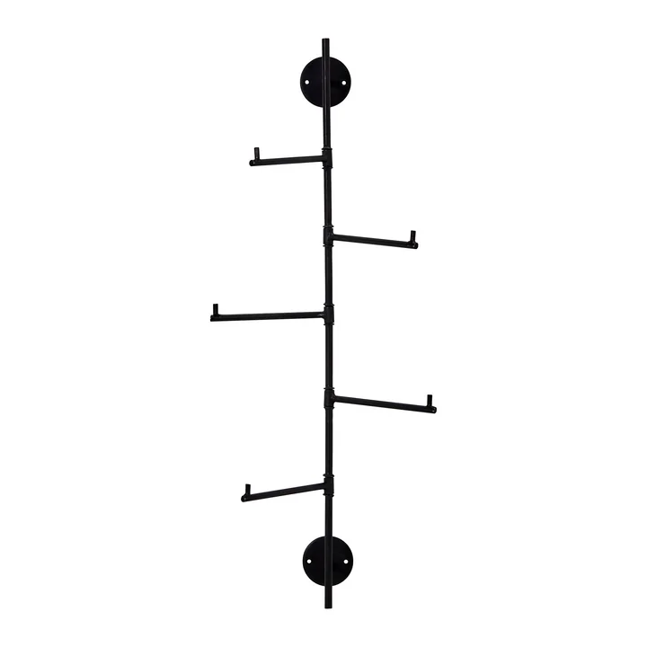 House Doctor - Flex Barre à crochets, H 70.5 cm, noir