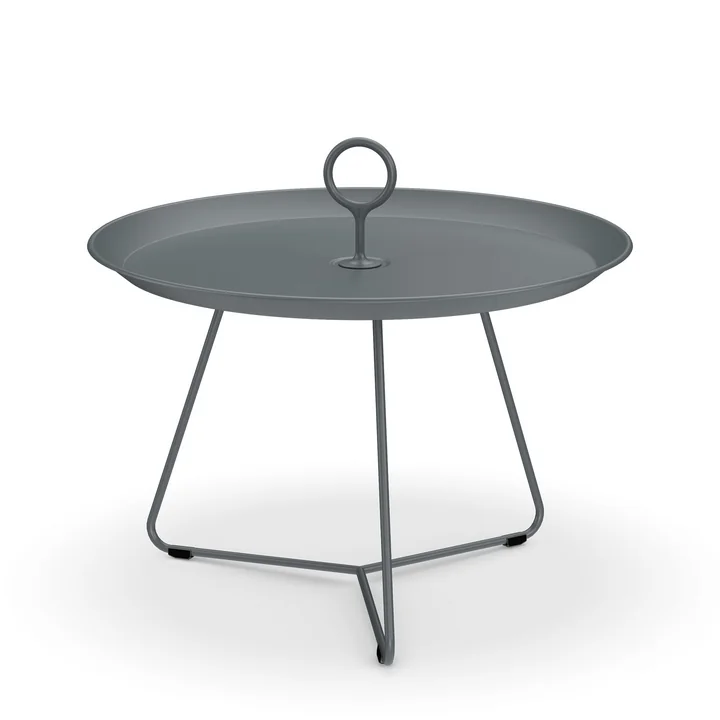 HOUE - EYELET Table d'appoint, Ø 57,5 cm, gris foncé