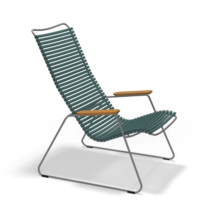 HOUE - CLICK Outdoor Lounge Chair, vert sapin
