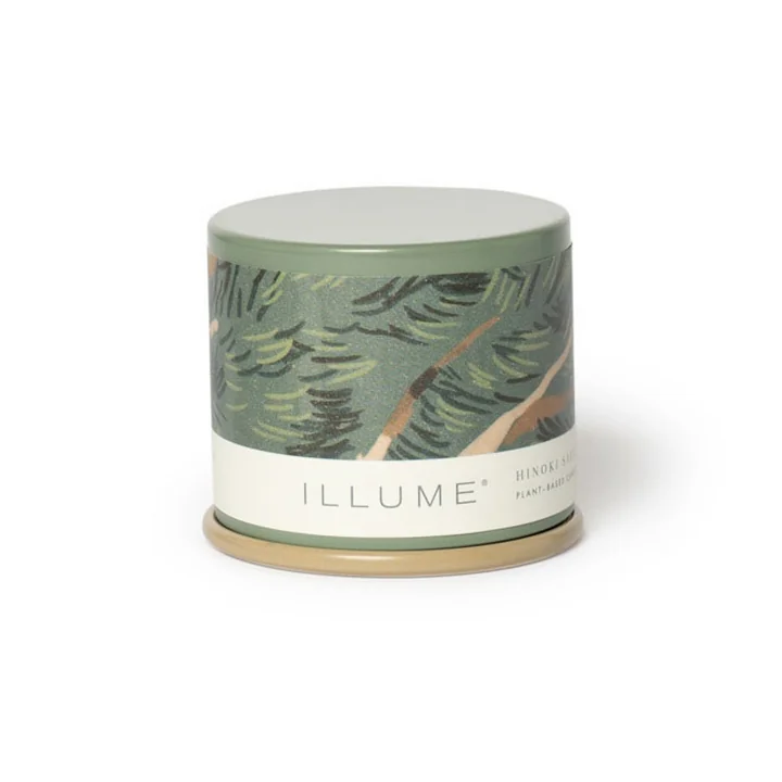 Bloomingville - ILLUME Demi Vanity Tin Bougie parfumée, Hinoki Sage