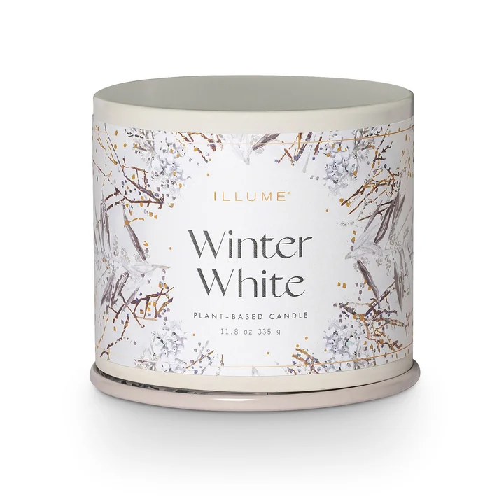 Bloomingville - ILLUME Vanity Tin Bougie parfumée, Winter White