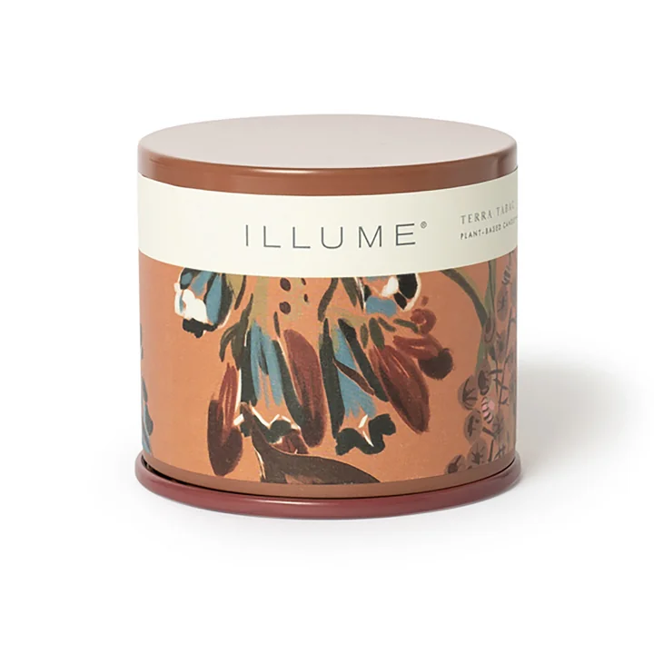 Bloomingville - ILLUME Vanity Tin Bougie parfumée, Terra Tabac