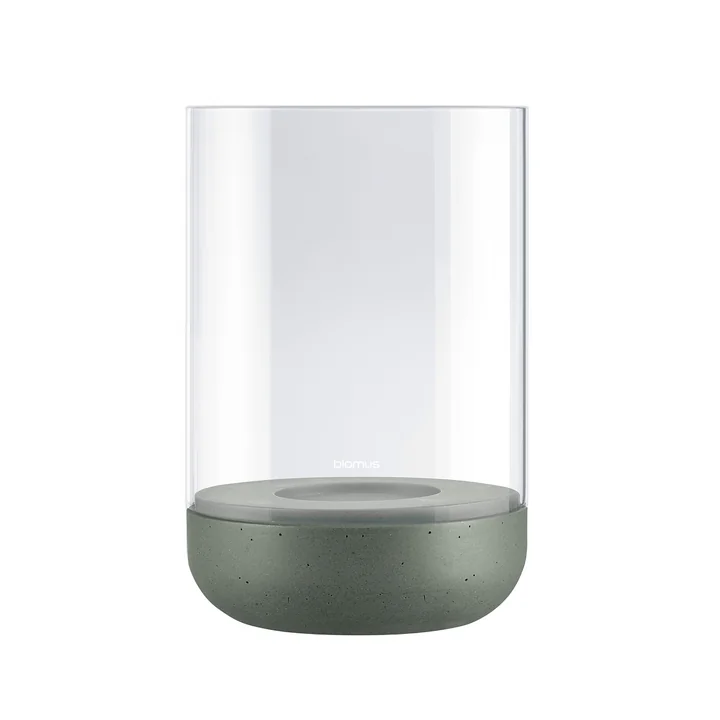 Blomus - Calma Photophore, Ø 15 cm, transparent / agave green