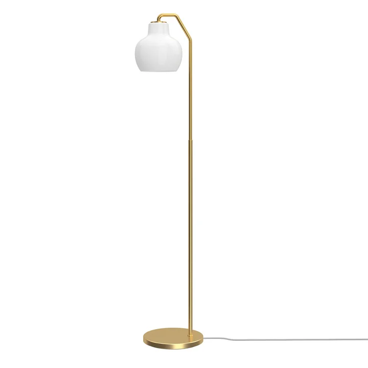 Louis Poulsen - VL Ring Crown Lampadaire, laiton / opale