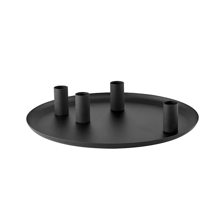 Blomus - Loha bougeoir, rond, noir