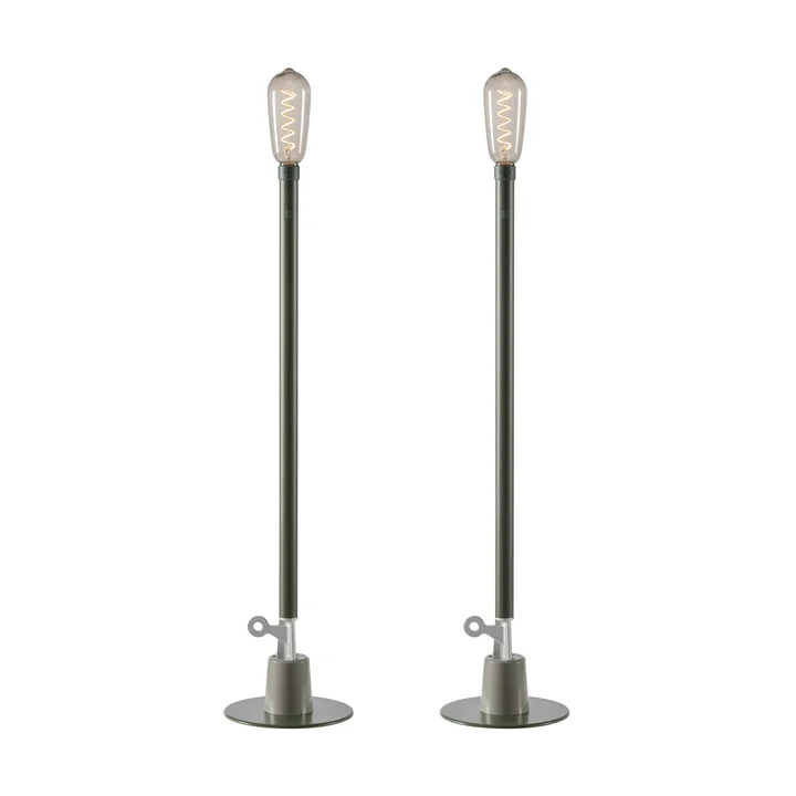 Weltevree - Sticklight LED lampe d'extérieur, vert bouteille (lot de 2)
