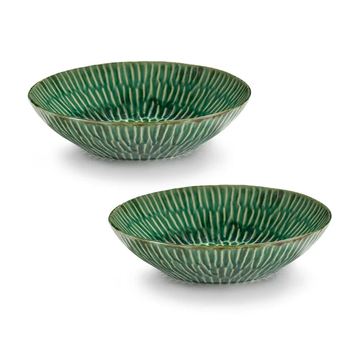 Serax - Verde Lanza Assiette de service M, vert (set de 2)