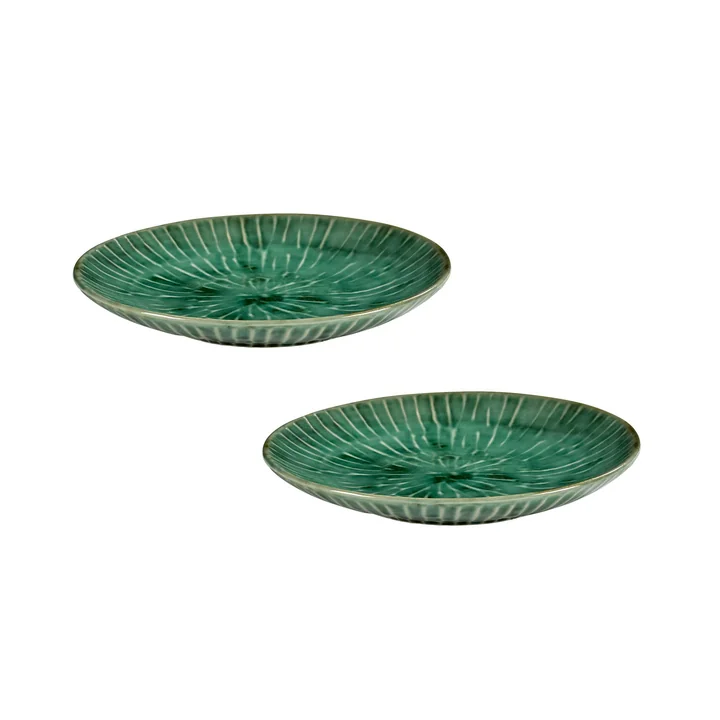 Serax - Verde Lanza Assiette M, vert (set de 4)