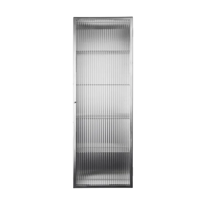 Ferm Living - Haze Armoire murale, 35 x 100 cm, verre / acier inoxydable
