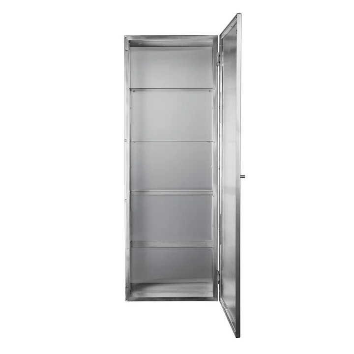 Ferm Living - Haze Armoire murale, 35 x 100 cm, verre / acier inoxydable