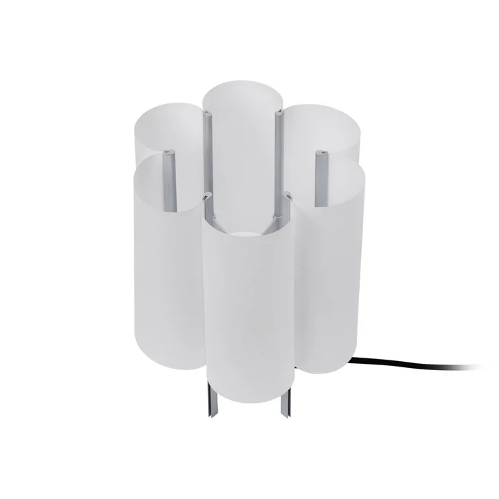 Ferm Living - Boe lampe de table, H 28 cm, argent / nature