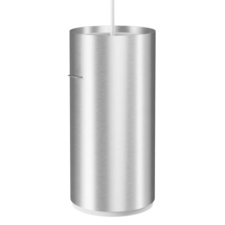 Moebe - Tube Lampe suspendue, large / aluminium brossé