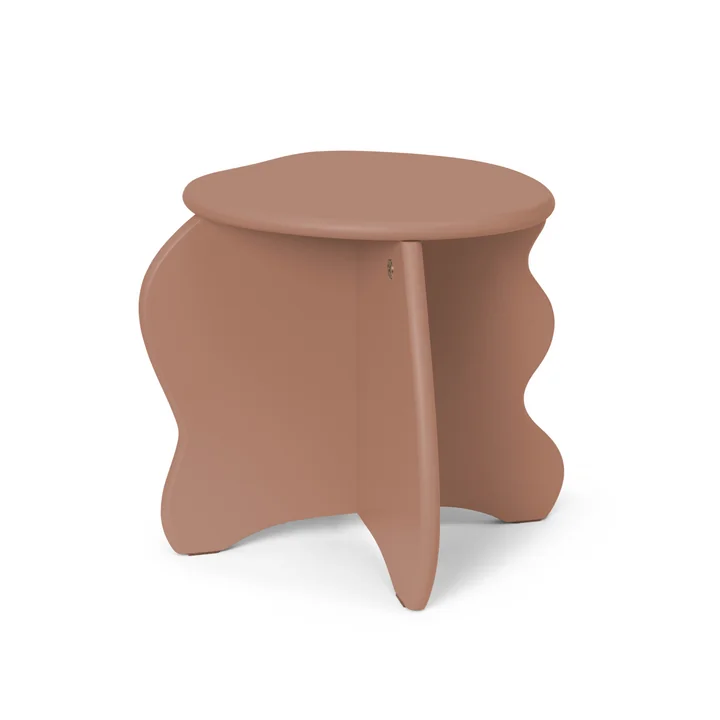 Ferm Living - Slope Tabouret pour enfants, rose
