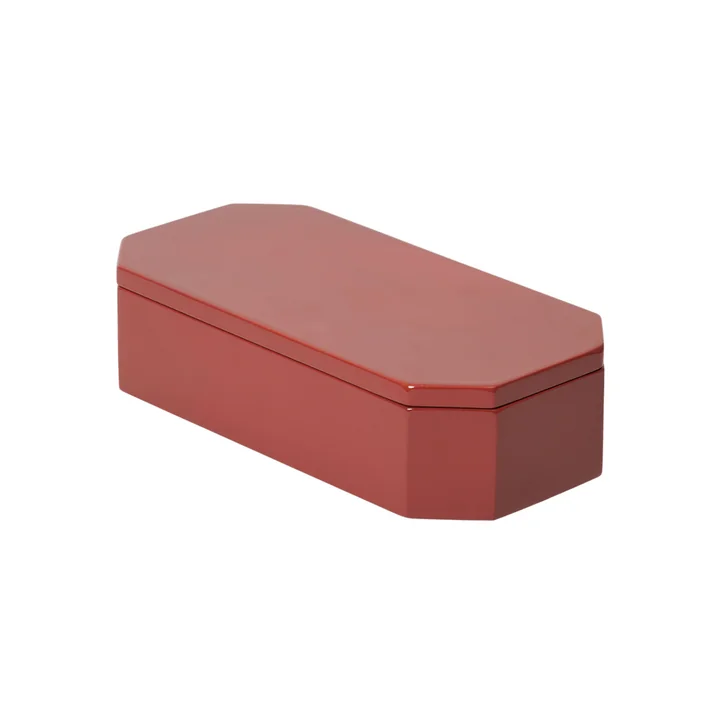 Ferm Living - Nova Boîte de rangement, 20 x 10 cm, picante red