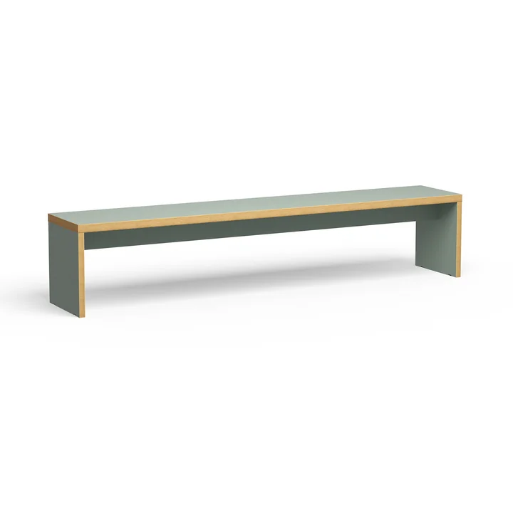 HKliving - Banc, 220 cm, pale green