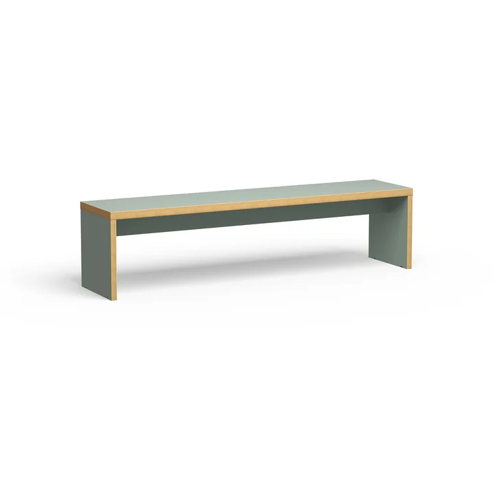 HKliving - Banc, 180 cm, pale green