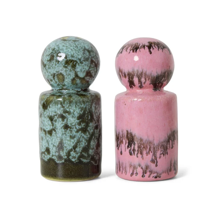 HKliving - 70's Salière et poivrière, baroque