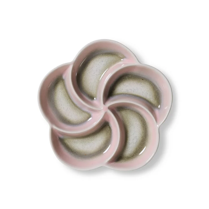 HKliving - 70's Plateau à snacks, Ø 20,3 cm, muse