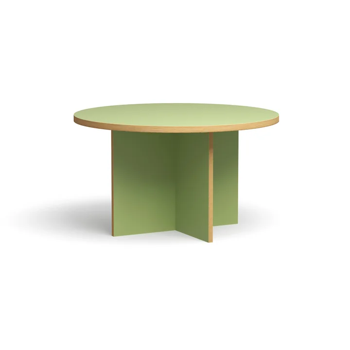 HKliving - Table de salle à manger, Ø 130 cm, pistachio