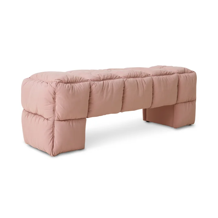 HKliving - Puffy Lobby Banc, 140 cm, blush
