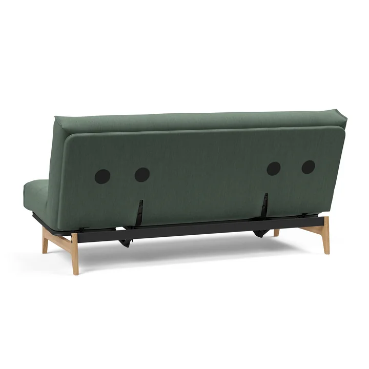 Innovation Living - Aslak 140 Canapé-lit, 200 x 81 cm, vert (518 Elegance Green )