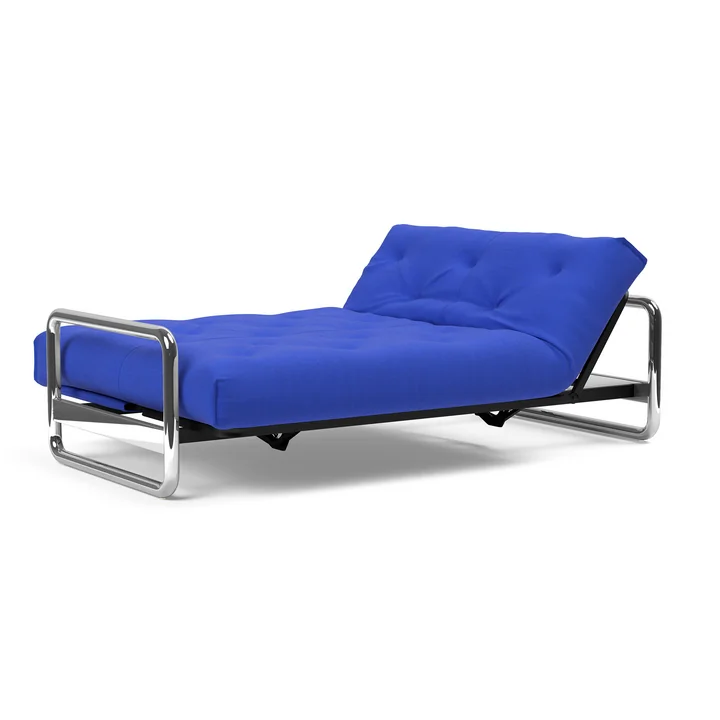 Innovation Living - Lomira Classic Canapé-lit, matelas nordique inclus, 140 x 200 cm (512 Elegance Ultramarine)