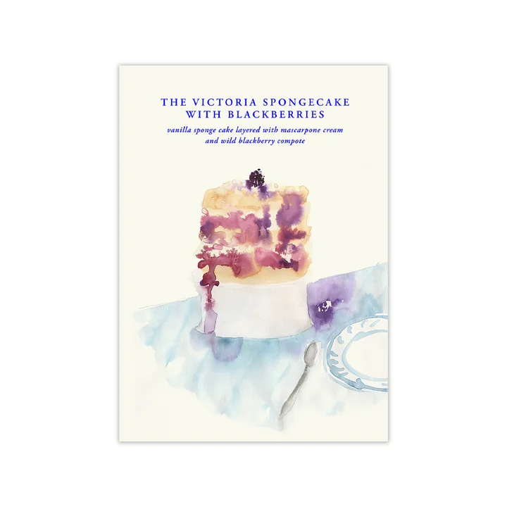 Paper Collective - The Victoria Spongecake Poster, 50 x 70 cm