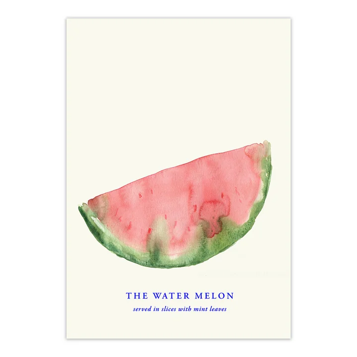 Paper Collective - The Watermelon Poster, 70 x 100 cm