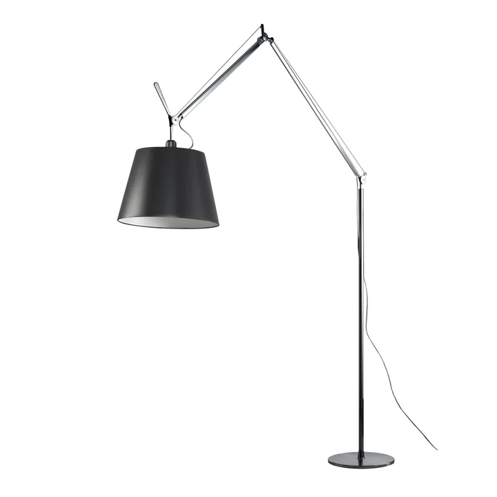 Artemide - Tolomeo Mega Lampadaire avec variateur, Ø 36 cm, noir