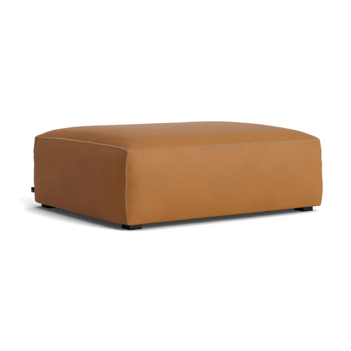 HAY - Mags Soft Ottoman S02 (S), cognac (Sense) / Coutures : beige