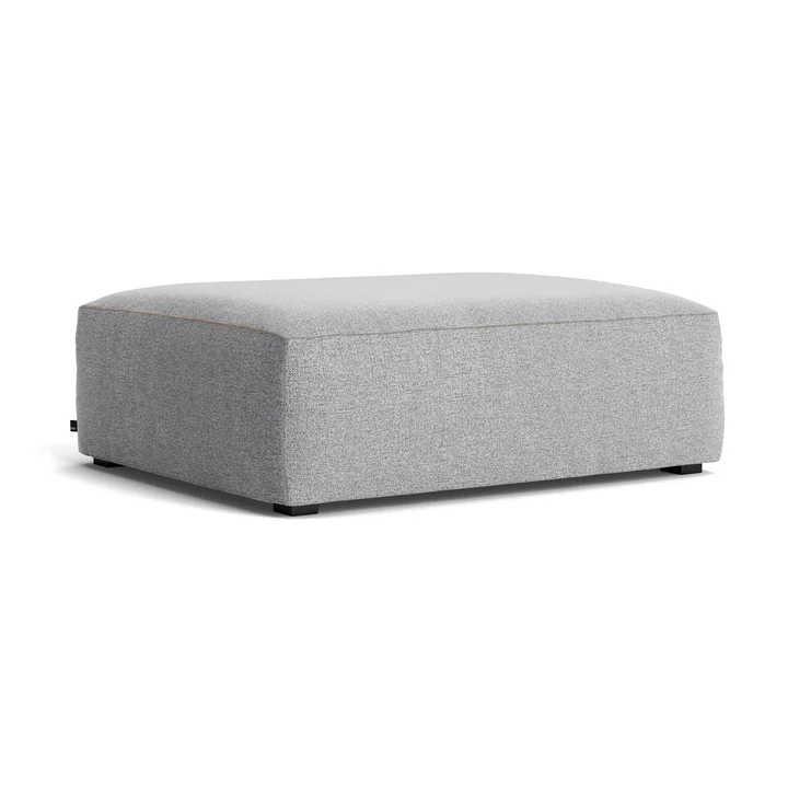 HAY - Mags Soft Ottoman S02 (S), gris clair ( Hallingdal 130) / Coutures : beige