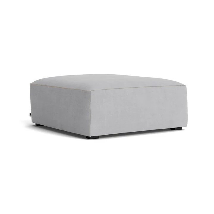 HAY - Mags Soft Ottoman S01 (XS), gris clair ( Linara 443) / Coutures : beige