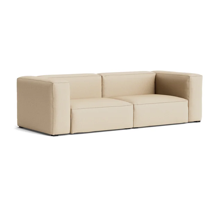 HAY - Mags Soft Canapé 2,5 places, combinaison 1, beige ( Hallingdal 220) / Coutures : beige