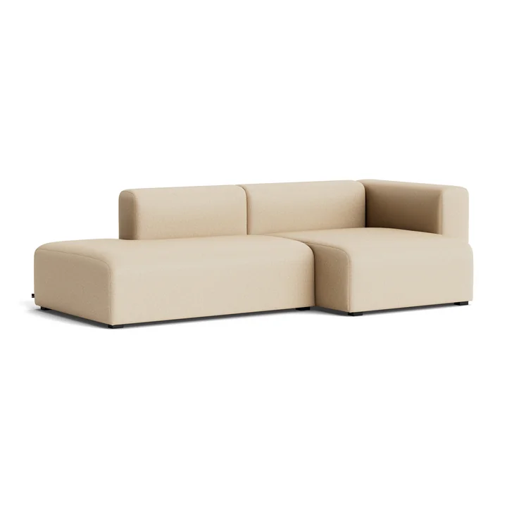 HAY - Mags Sofa 2,5 places, combinaison 3, accoudoir à droite / beige ( Hallingdal 220)