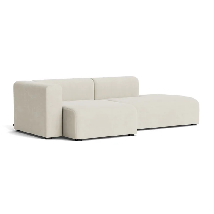 HAY - Mags Sofa 2,5 places, combinaison 3, accoudoir à gauche / crème ( Linara 440)