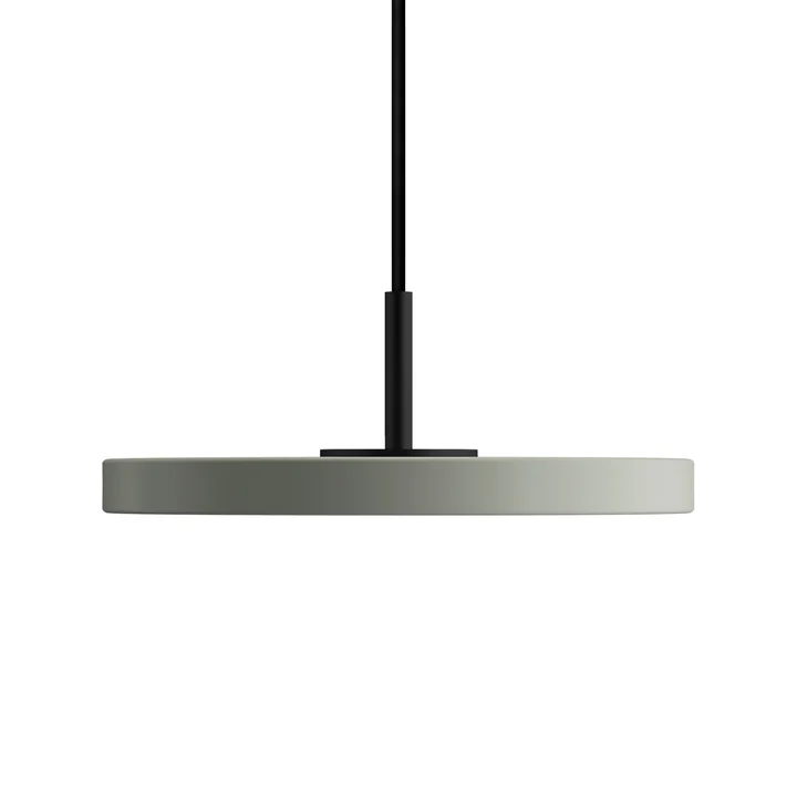 Umage - Asteria Micro Lampe LED suspendue V2, noir / vert olive