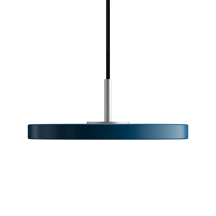 Umage - Asteria Micro Lampe LED suspendue V2, acier / bleu pétrole