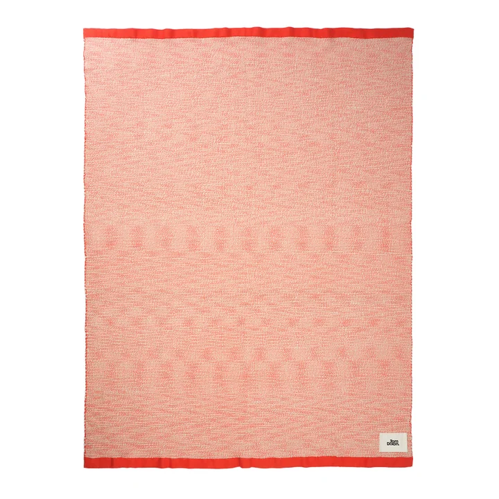 Tom Dixon - Thread couverture, 140 x 180 cm, orange / blanc