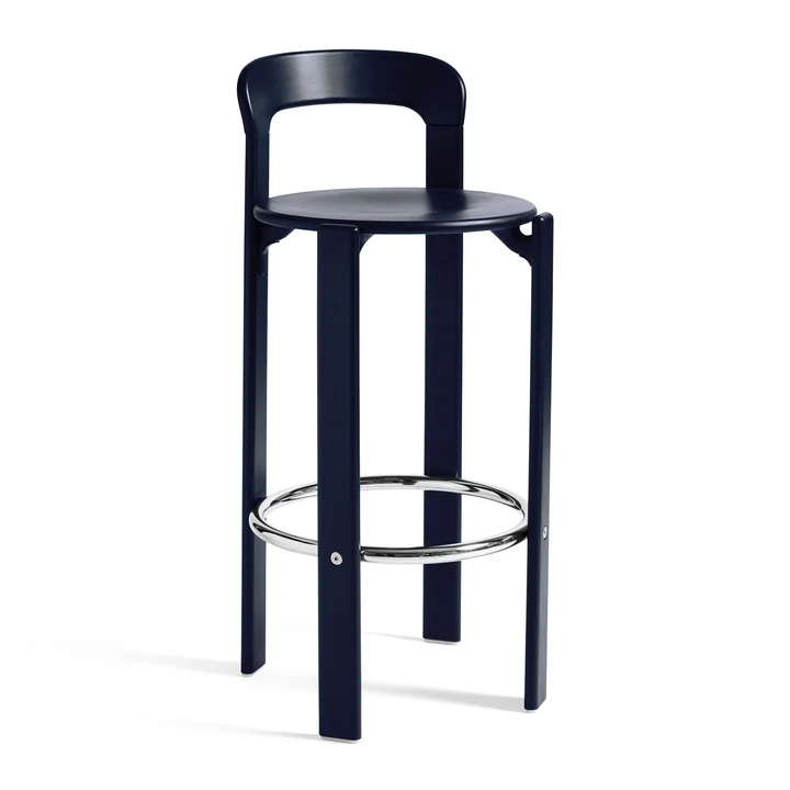 HAY - Tabouret de bar Rey, 75 cm, deep blue