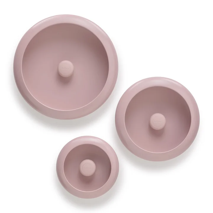 Fatboy - Oloha Trio Bol avec lampe LED rechargeable, rose pâle