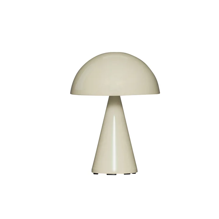 Hübsch Interior - Mush lampe de table à accu, Mini, sable
