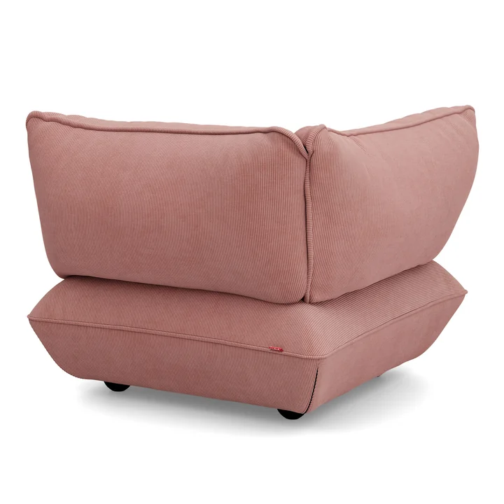 Fatboy - Sumo Module d'angle gauche, rose pâle (Cord)