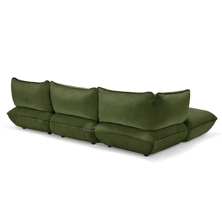 Fatboy - Sumo Canapé d'angle gauche / droite, deep green (velours)
