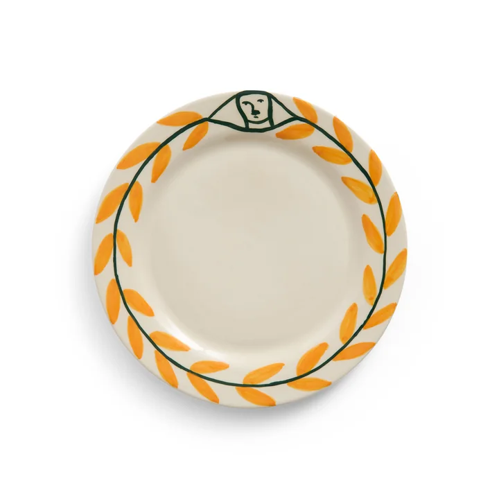 HAY - La Pittura Assiette Ø 24 cm, golden leaf